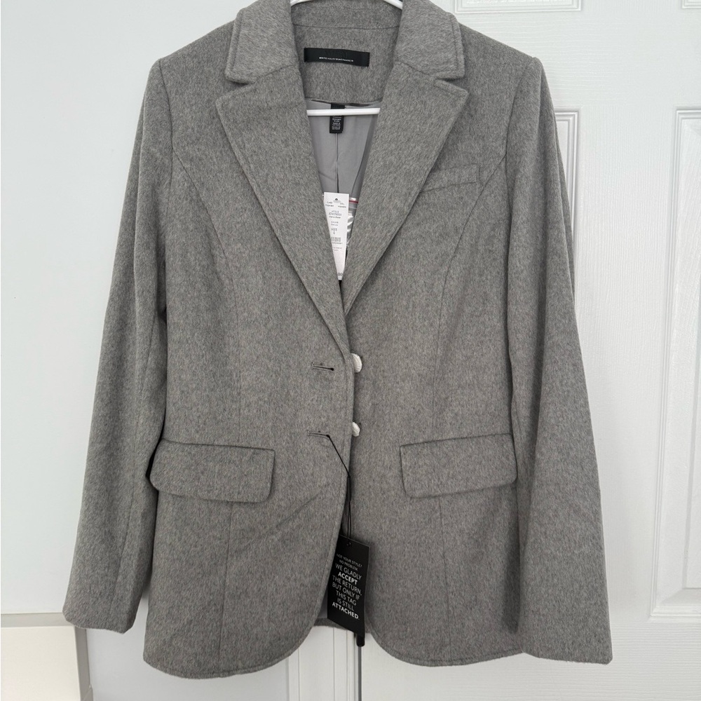 White House Black Market Melton Blazer
